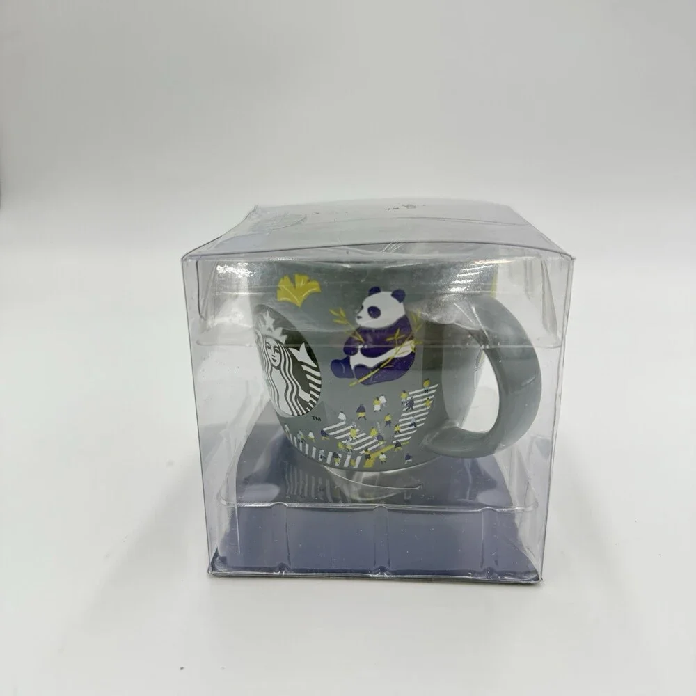 Starbucks Tokyo Shibuya Hachi Shiba inu collectible Mini mug Ornament 2in